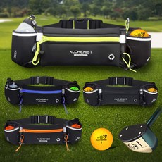 알키미스트 파크골프 파우치 힙색 허리가방, 오렌지, 1개