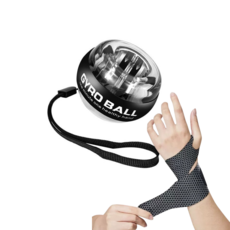 큐액트 여성용 초보자용 3세대 자이로볼 손목 보호대 세트, 1세트