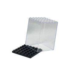 꼼지락 레고 싱글 피규어 케이스, 1개, 검정