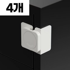 어니우니 아기 어린이 유아 문 서랍 안전잠금장치 고급형, 4개, 직각형