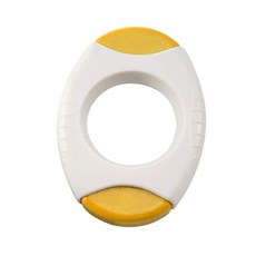 창조적 인 달걀 껍질 토퍼 커터 삶은 계란 오프너 계란 쉘 분리기 달걀 컵 도구, 노란색, 노란색, 1개