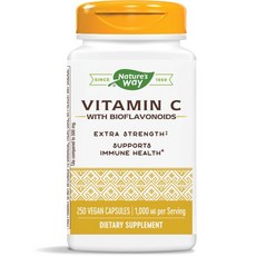 Nature's Way 然萃維 維他命C 1000mg&生物類黃酮膠囊, 250顆, 1罐