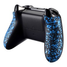 엑스트레이트 편안한 논슬립 3D 스플래시 사이드 레일 핸들링 One X S 컨트롤러 텍스처 화이트, Textured Black Blue