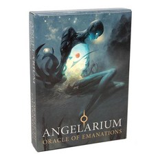 「女巫卡塔牌屋」天使之境神諭卡 贈中文翻譯 Angelarium Oracle Of Emanations英文定制牌卡, 天使之境神諭卡, 1個