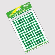 TW 원형스티커 8mm 분류 컬러 꾸미기 칭찬 동그라미, 형광노랑색, 1개