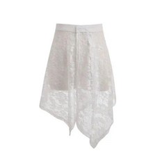 여성 랩스커트 스팽글 메쉬 언발란스 빅사이즈 무대