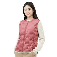 [빅히트 패션] 여성 고주파 웰론 초경량 패딩 V넥 조끼