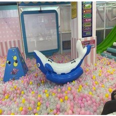 웅즈스토어 바나나시소 바운스 2m 바이킹 튜브, 1개, 오렌지 두꺼운 돌고래 2m