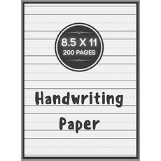 Handwriting Paper: 200 Writing Pages - Blank Dotted Midline - Hardcover Hardcover, G. McBride, English, 9781716206238
