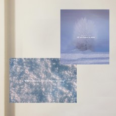 대형 겨울 눈 스노우 패브릭포스터, 스노우윈터