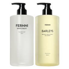 남자 탈모 샴푸 1위 페르니 보리스 샴푸 + 향좋은 컨디셔너 화이트 나이트 탈모샴푸린스세트, 1개, 500ml