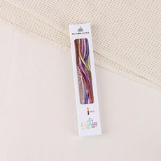 RAINBOW CANDLE 曲線造型生日蛋糕蠟燭 6入裝, 1個, 普彩曲線,100盒