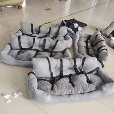 강아지 뒷좌석 시트 강아지카시트 강아지시트 대형견카시트 커버 자동차 풀커버 중형견 뒷, C. 3 밝은 회색