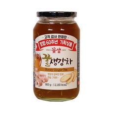 꽃샘 꿀생강차 800g 생강청 액상차, 1개, 1개입