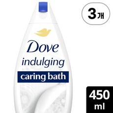 도브 케어링 바스 크림 버블바스 Dove Caring Bath Indulging Cream Bath Soak Bubble Bath 450ml, 3개