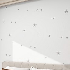 아리아스토어 풀없이 붙이는 벽지 폭60cm x 5m 셀프 도배 인테리어 단열벽지 오염방지 곰팡이방지, 화이트스타