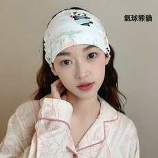 婧麒月子帽秋冬純棉產婦帽月子頭巾髮帶防風護額孕媽月子帽孕婦冬, 1個
