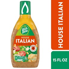 위시본 Wish-Bone House Italian Salad Dressing 하우스 이탈리안 샐러드 드레싱, 2개, 444ml