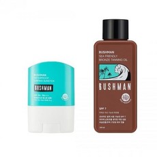 부쉬맨 워터프루프 서핑 선스틱 SPF50 PA 16g 씨프렌들리 브론즈 태닝오일 SPF7 190ml, 190ml x 1세트, 1개