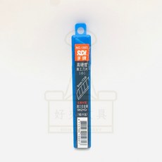 【好夾文具】SDI 手牌 美工刀片 30度專用／高利度／高硬度 (小)、(大) 10片入 9mm、18mm 替換刀片, 1個, NO.1503 高硬度美工刀片(小)