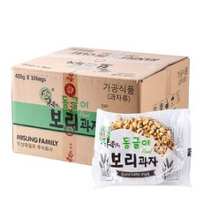엉클팝 동글이 보리과자, 400g, 10개