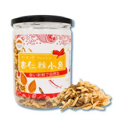 五桔國際 香辣杏仁小魚, 200g, 3個