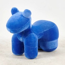 동물스툴 인테리어 풋스톨 카페 의자 귀여운 소품, AX. 진한 파란색 벨벳 천장 PE 비닐 가방, AX. 진한 파란색 벨벳 천장 PE 비닐 가방