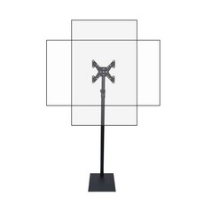 Shipshape TV 거치대 이동식 화면 360도 회전 가능 14-42인치 대형 스탠드형 TV/모니터 거치대 모니터 수납선반, 1개, HW-L99CX 1개, HW-L99CX