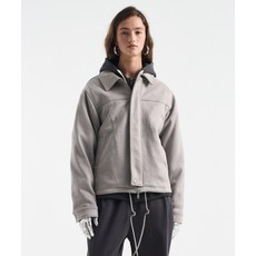 [블랙모먼트] 클래식 페이크 스웨이드 코어 집업 재킷 [그레이]