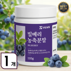 온바디핏 오스트리아산 100% 빌베리 분말, 1개, 110g