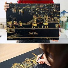 라고디자인 스크래치 나이트 뷰 스크래치북, 서울, 1개
