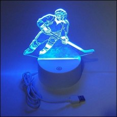 입체 LED 아이스하키 조명 만들기 키트 과학 실험 조립형 교구 학습용, 상세페이지 참조