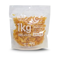 테비사사미 탱글탱글 고구마 큐브, 1kg, 1개