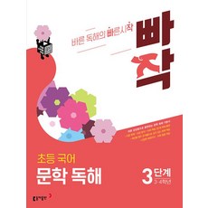 빠작 초등 3~4학년 국어 문학 독해 3:바른 감상법으로 훈련하는 초등 문학 독해 기본서, 국어(문학독해), 초3 + 초4/3단계