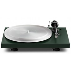 Pro-Ject Debut EVO 2 軍綠色黑膠唱盤，限量升級霧面壓克力轉盤，現貨供應中，立即享受純淨音質。