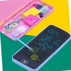 전자 메모 기능 탑재 문구 보관함 학생 사무 필기구 수납 케이스 휴대용 디지털, 상세페이지 참조