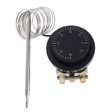 250V/380V 16A 0-60 ℃ 전기 오븐 모세관 온도 조절 장치 제어 내구성을 위해 설계된 온도 제어 스위치, 1개, 한개옵션0