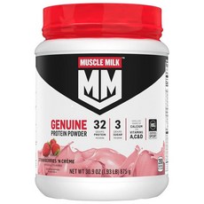 머슬밀크 제뉴인 단백질 딸기맛 875g, 1개