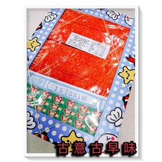 古意 古早味 鱈魚風味紅片 懷舊零食 盒裝, 1個
