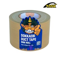 도깨비 수출용(국내산) 덕트테이프 덕테이프 미니롤 BEIGE 50mmX10m, 1개