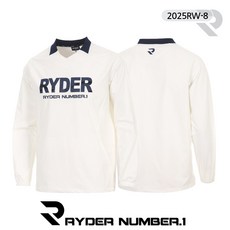 라이더 배드민턴 긴팔 상의 바람막이 크림 2025RW-8 남성 여성 남녀공용