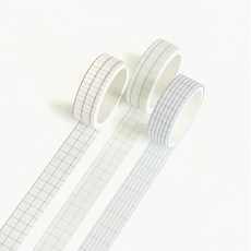 다스몰 감성디자인5 마스킹테이프, 1세트, 모던체크3개입