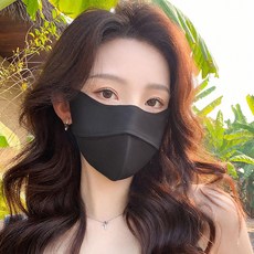 冰絲防曬面罩 女款立體剪裁 透氣遮臉防紫外線 夏季防曬不脫妝 透氣涼感面罩