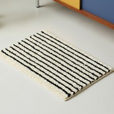 엘리무아 어반 워셔블 욕실발매트/주방발매트, 블랙