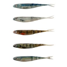 웨이브 쉐드 광어 우럭 루어 다운샷 웜 미끼 슬림 5in, 1개