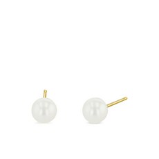 조이치코 14K 옐로 골드 펄 드롭 이어링