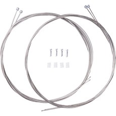 4Pcs 2100MM 범용 자전거 변속기 케이블 스테인리스 스틸 변속 라인 산악 및 도로 자전거용 와이어 키트 팁 O-링 포함, 4pcs-2100mm