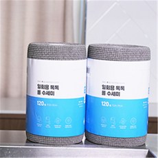 더샵이지 일회용수세미 주방찌든때수세미