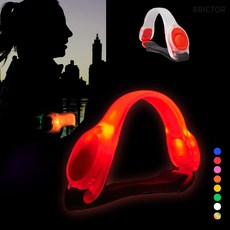 브릭터 BLA-1000 led 암밴드 바이크 런닝 라이더, 1개, 솔라 레드