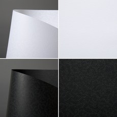 탄트셀렉트 - 블랙앤화이트 엠보싱 컬러지 116gsm - 109x78cm - 10 매 (로렐패턴) + DS, 1팩, 화이트